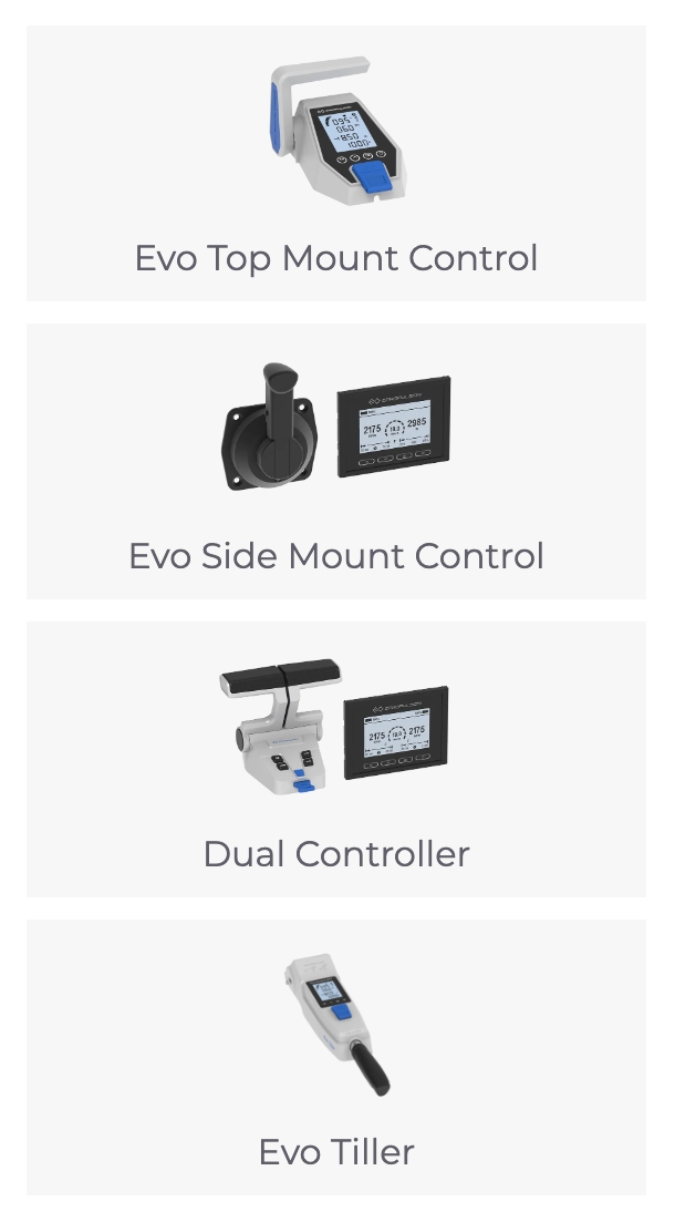 Navy Outboard Motor Control Options