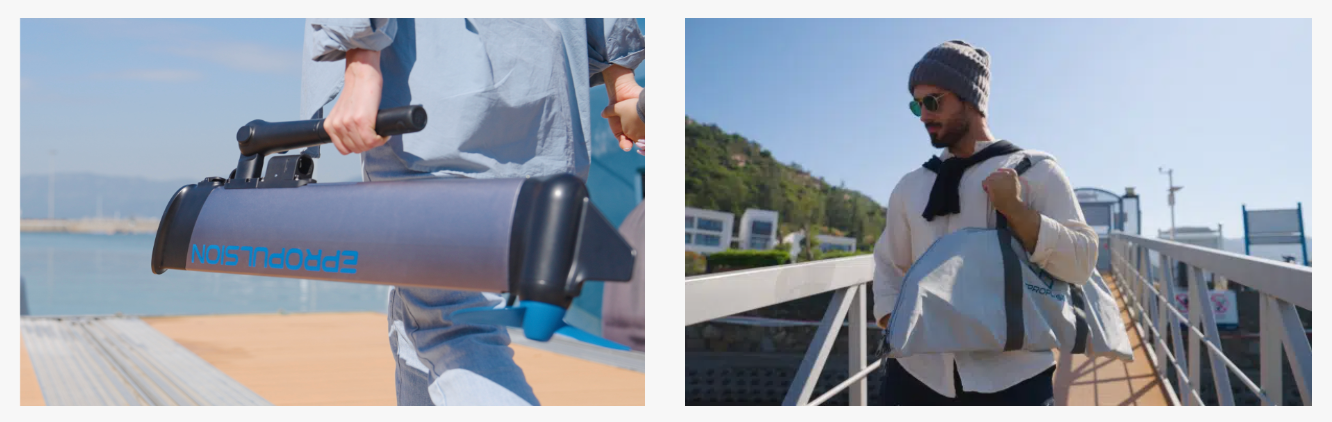 Lightweight Kayak Motor with Carry Bag