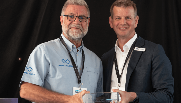 ePropulsion remporte le prix Innovation Showcase Award au salon Seawork 2023