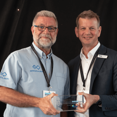 ePropulsion remporte le prix Innovation Showcase Award au salon Seawork 2023