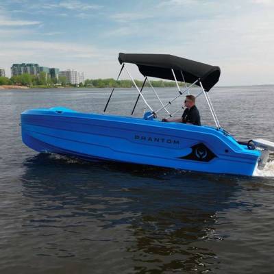 ePropulsion Teams Up with Vision Marine Technologies to Unveil and Propel the Phantom Plastic Boat